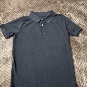OshKosh B'gosh Black Short-Sleeve Polo